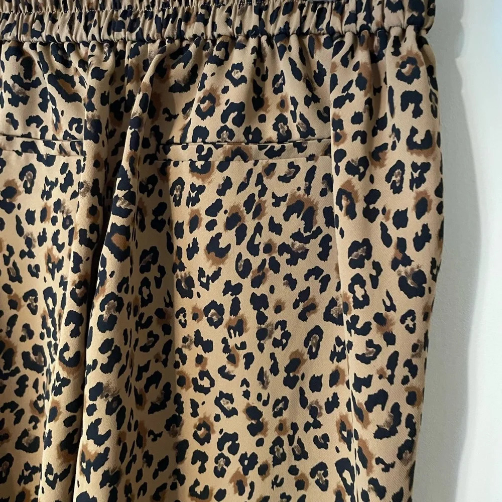 J Crew Jamie Pant Leopard Print Size 4 - Picture 10 of 13